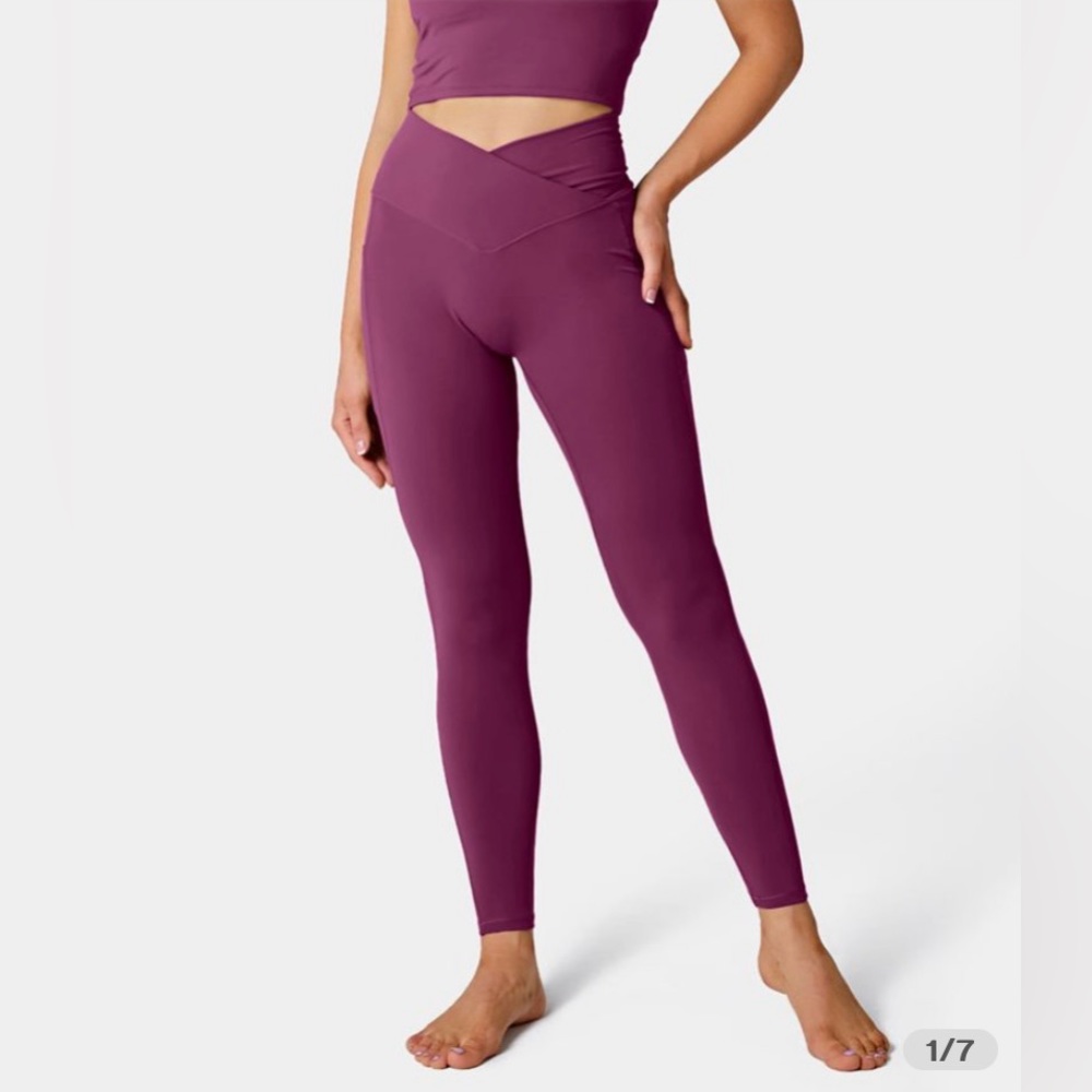 Everyday Cloudful™ Fabric 3.0 Crossover Pocket Plain Leggings